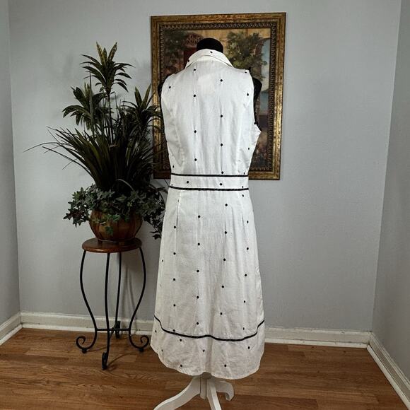 Niki Valentine Woman 10 Dress Open Front Collared Sleeveless Whimsigoth Fairy - Picture 6 of 10